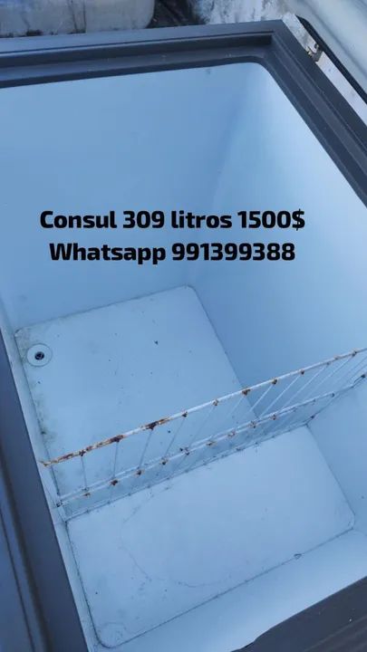 Freezer Consul 309 Litros gela e congela tomada 127 voltz entrego - Foto 4