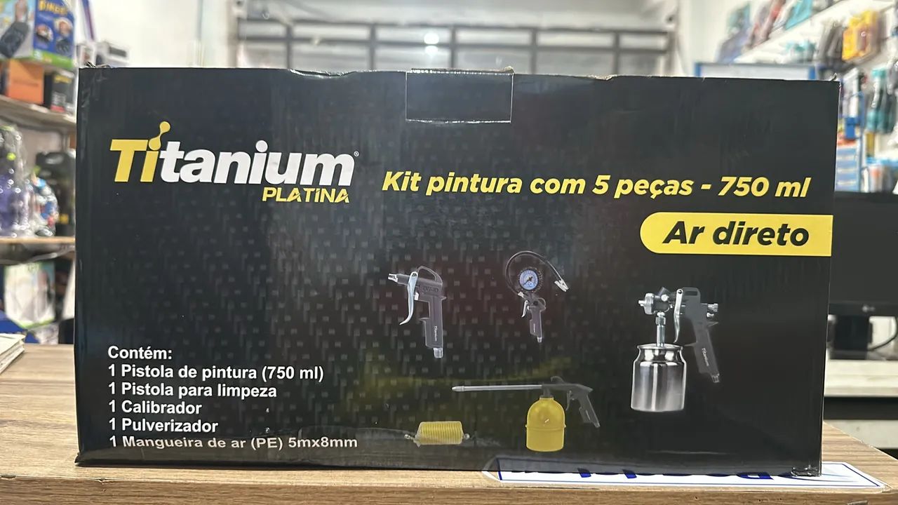 Kit de Pistola de Pintura 5 peças  Completo para Diversos Usos! - Foto 4