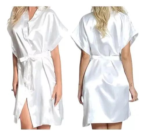 Robe Noiva de Cetim - roupão 