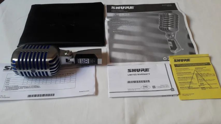 Microfone shure Super 55 Profissional R$ 1345,00 - Foto 5