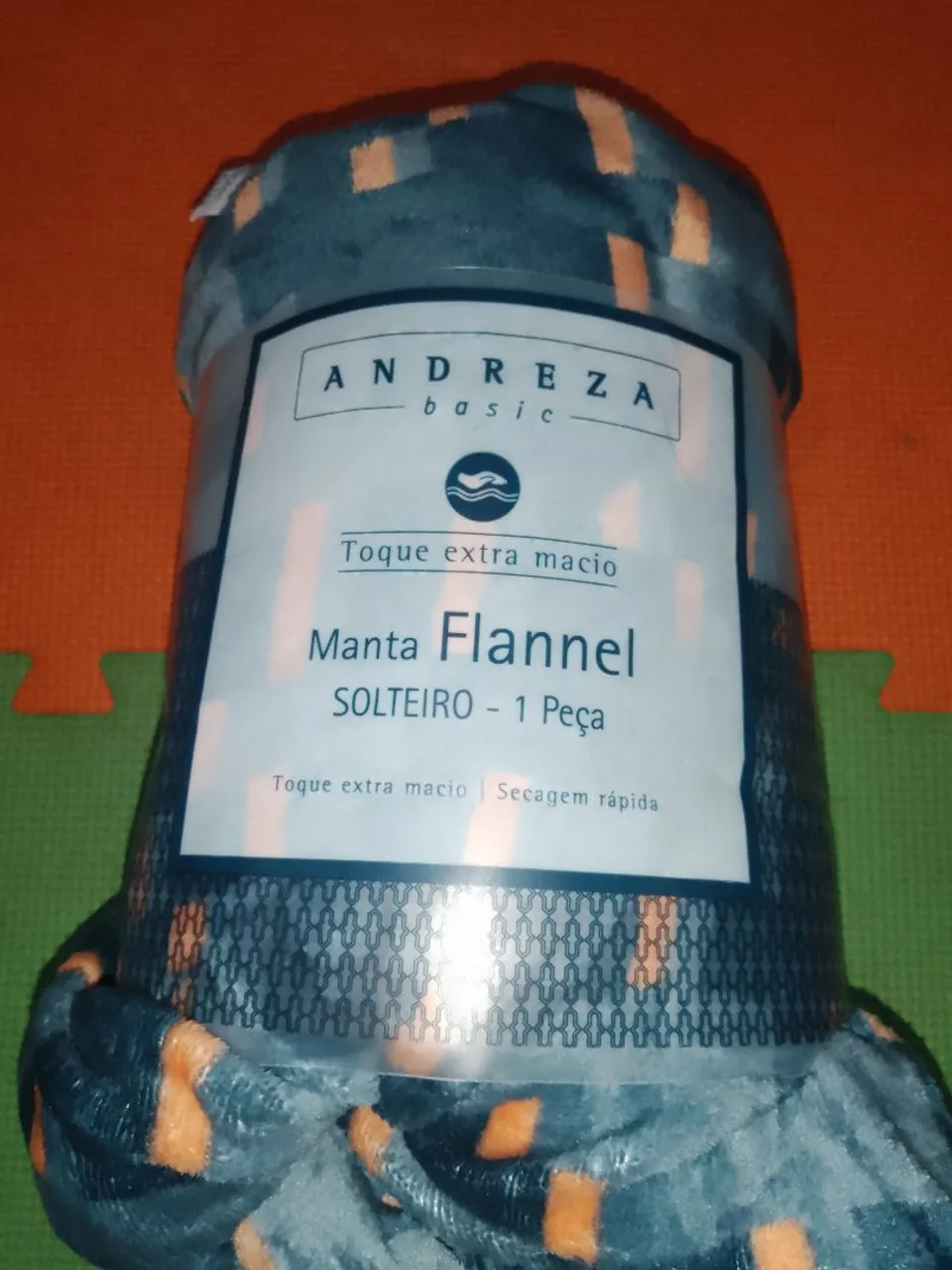 Manta Flannel Solteiro Andreza Basic