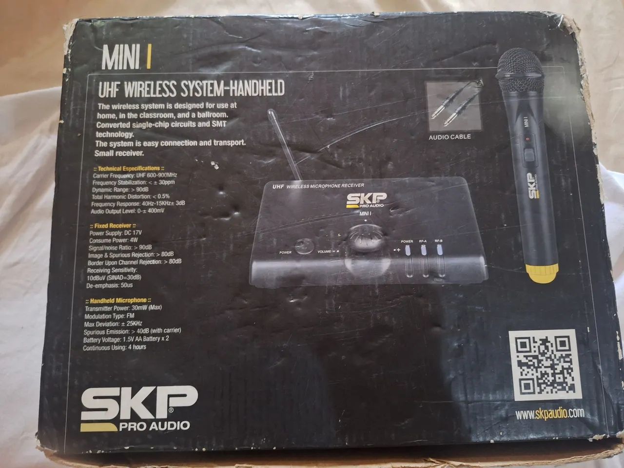 Microfone Sem Fio SKP Mini I UHF - Foto 3