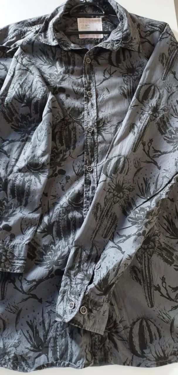 Camisa Estampada Masculina - Foto 2