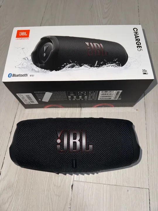 NOVO Caixa de Som JBL Charge 5 - Bluetooth - Impermeável - Foto 2