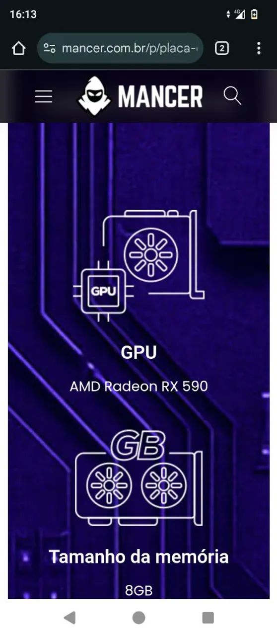 Rx 590 8G. - Foto 3