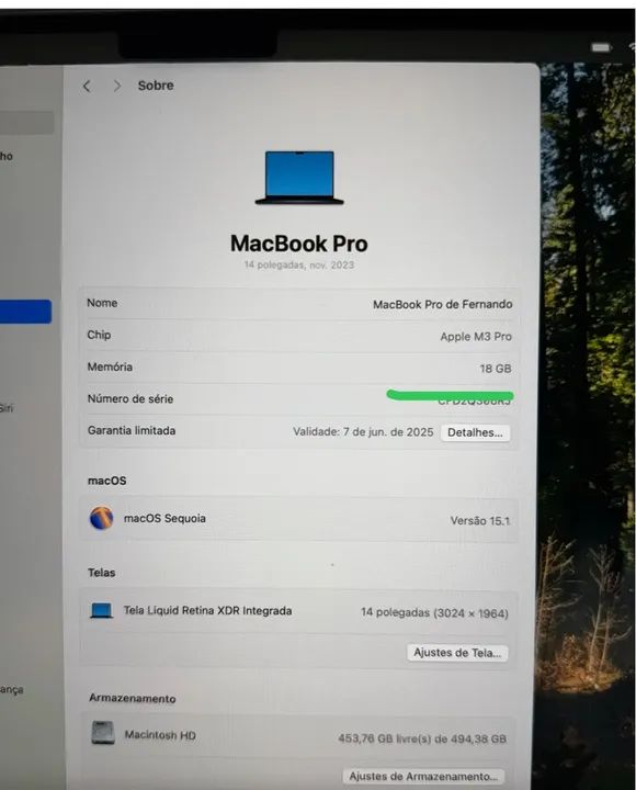 MacBook Pro M3 Pro 512  - Foto 6