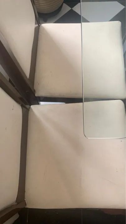 Mesa de Jantar de Vidro e Madeira - Foto 2