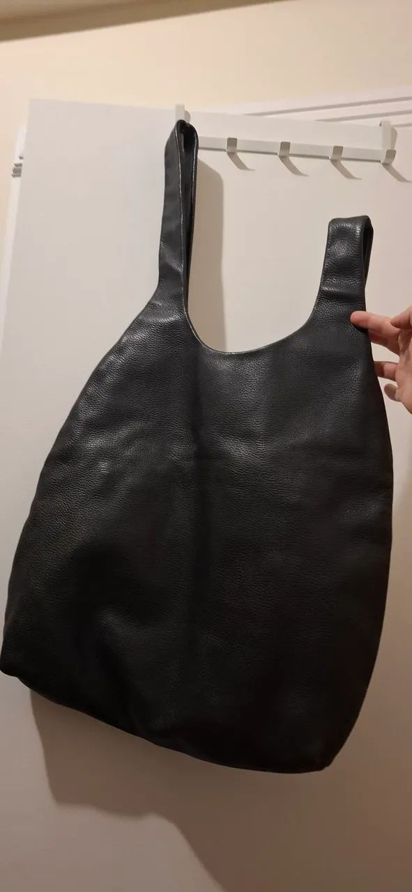 Bolsa Couro Preta - Foto 4