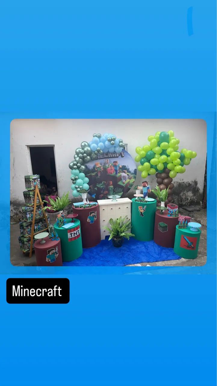 Decoração minicraft aniversário ?  - Foto 2