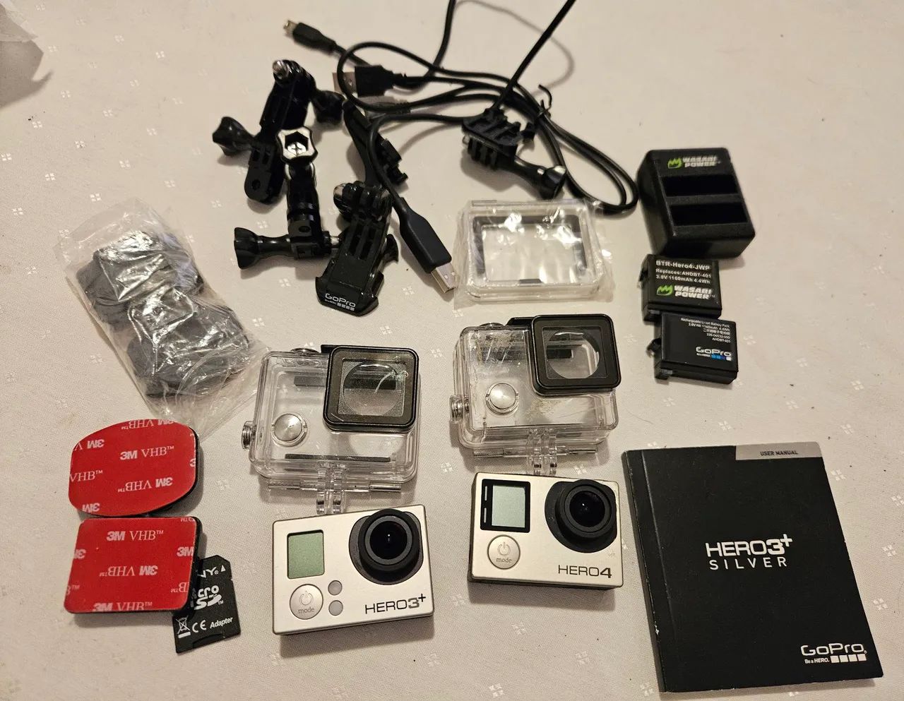GoPro Hero 4 Silver e Hero 3+