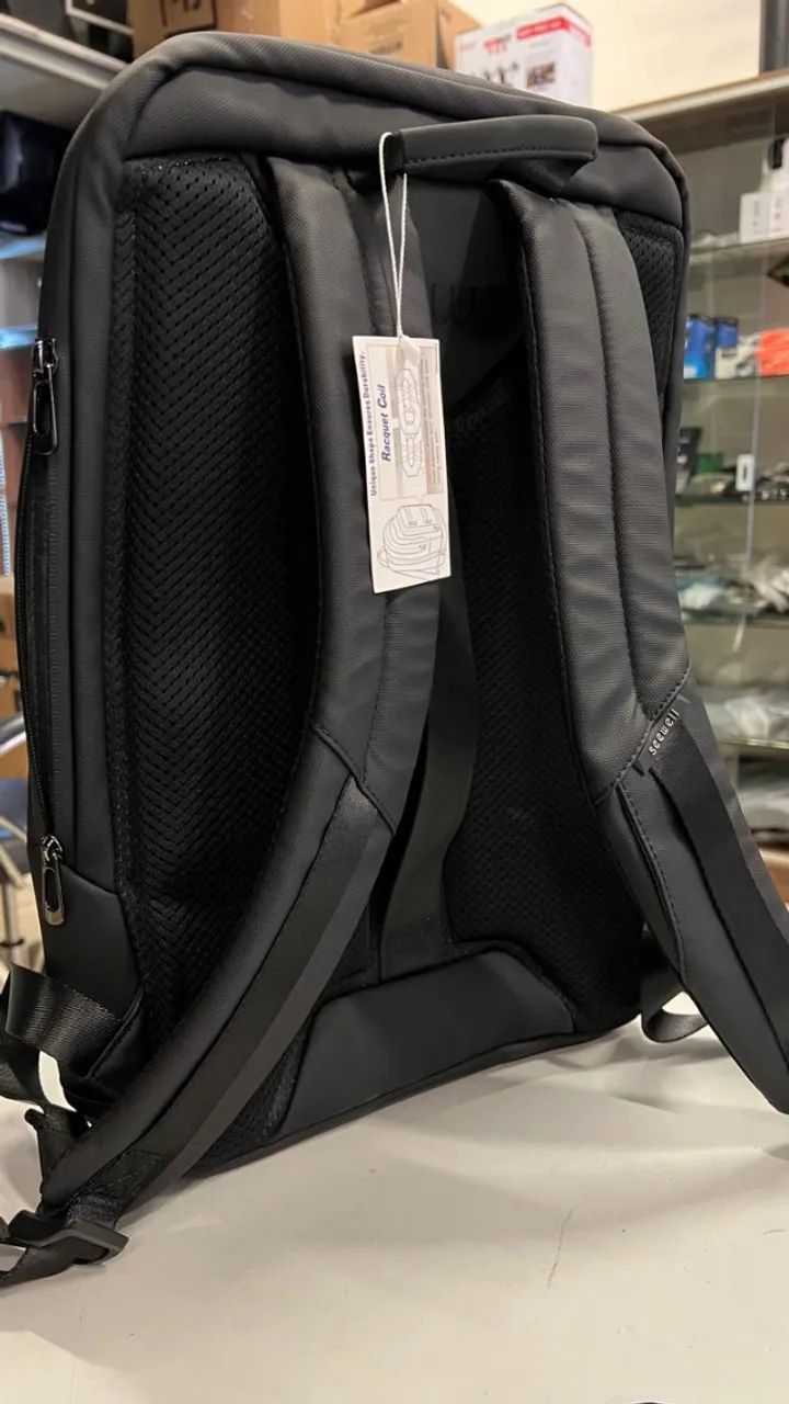 Mochila Luxo para Notbook ou tablet impermeavel SEEWELL preta - Foto 2