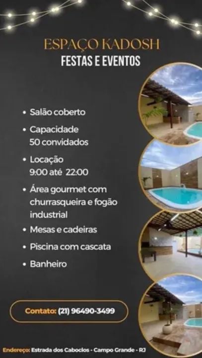 Espaço kadosh um espaço para sua festa! - Foto 6