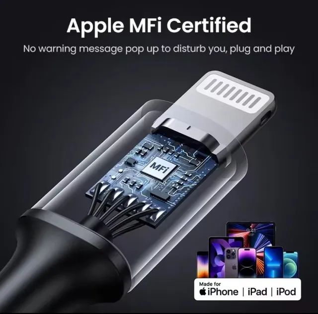 CABO IPHONE 1METRO MFI 20W PD USB C  X LIGHTNING  UGREEN  - Foto 2