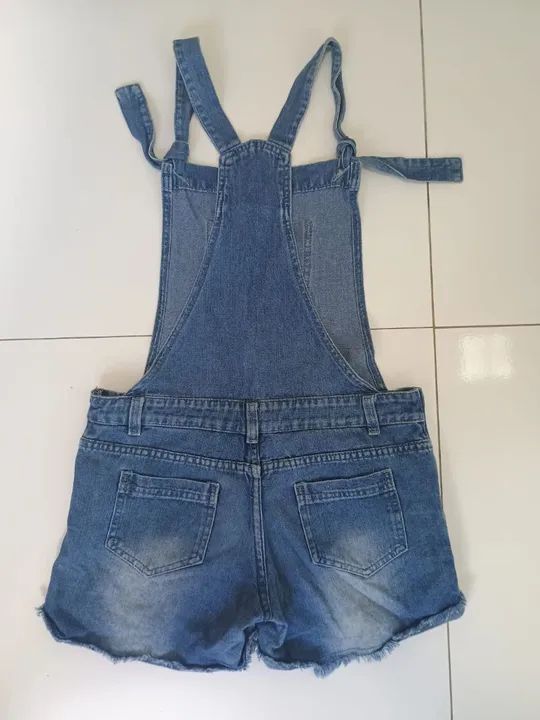 Macacão Jeans Destroyed - Foto 2