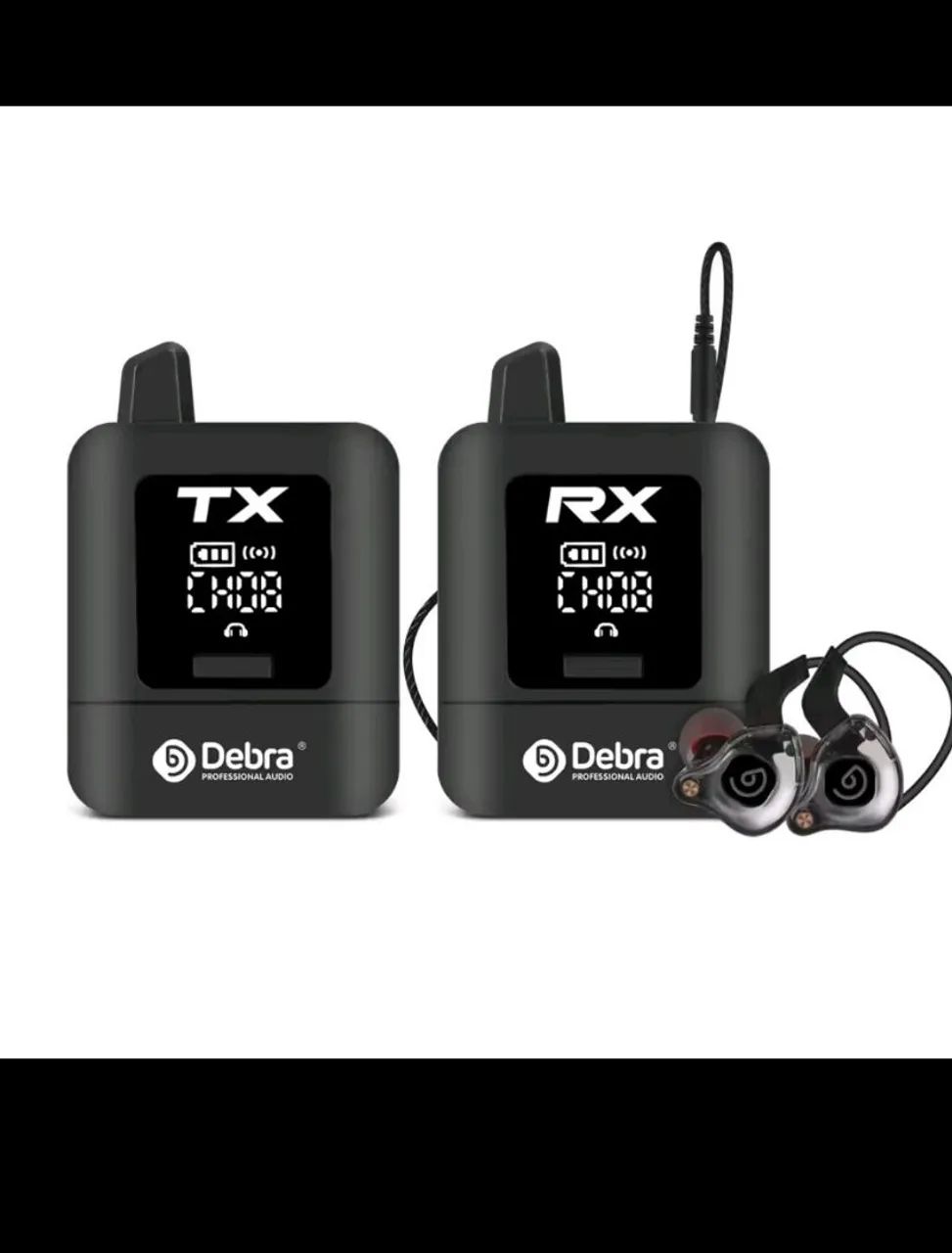 Retorno de Fone sem fio Debra St-mini sinal digital 2.4ghz