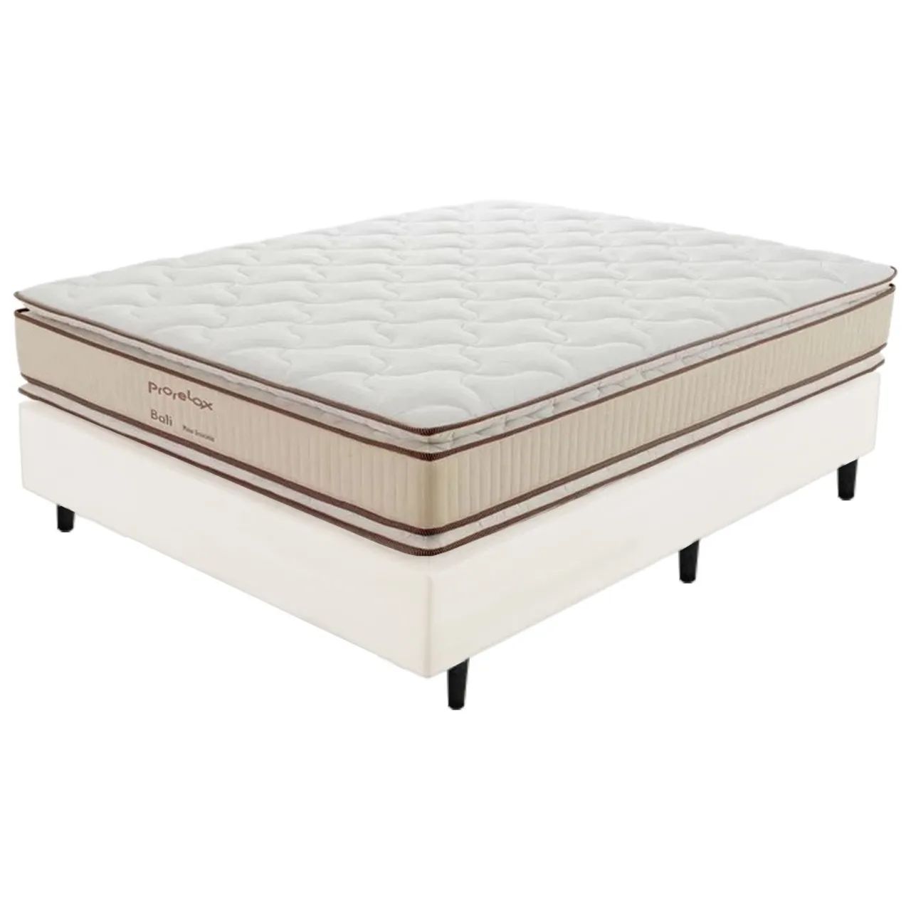 Colchão Casal Bali Molas Ensacadas + Base Box tt433