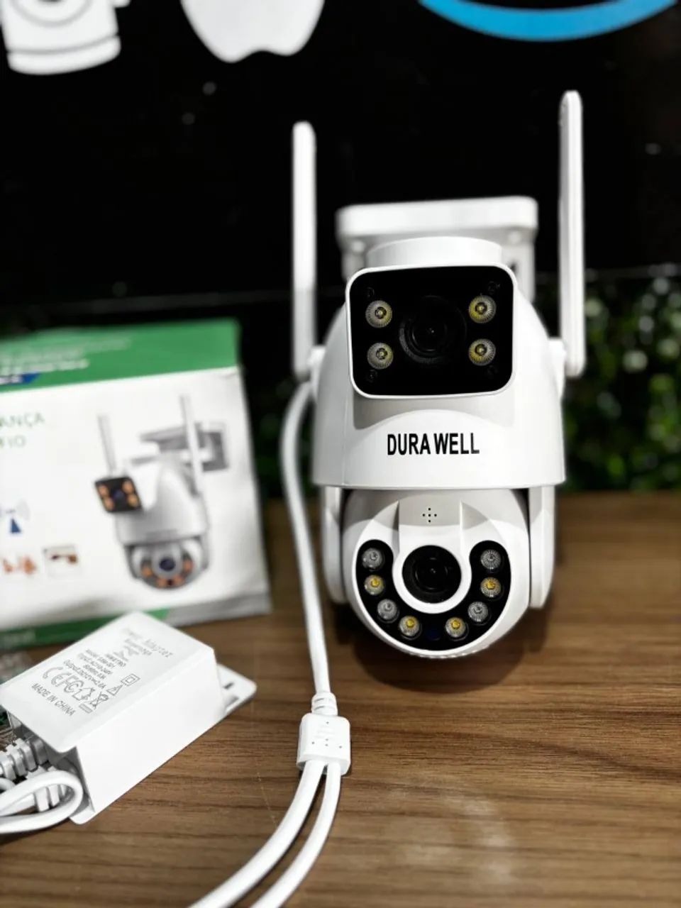 Câmera de Segurança IP Wi-fi Externa Dupla Durawell - APP YOOSEE - Foto 3