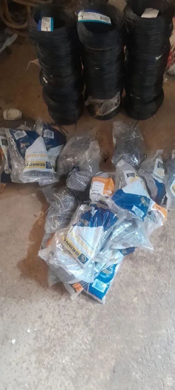 Iron, wire, and nails for sale