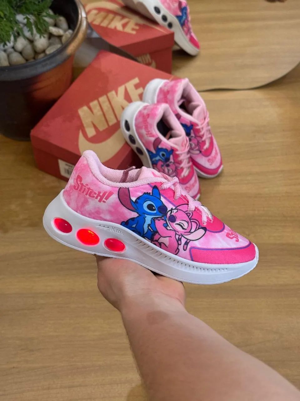 Tênis infantil leds 