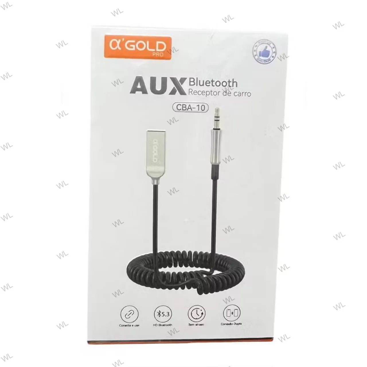 Receptor de Carro Bluetooth 5.3 Auxiliar P2 3,5mm<br> - Foto 2