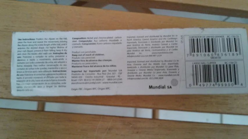 Cortador de Unha Flex Bc 158CD Mundial - Foto 2
