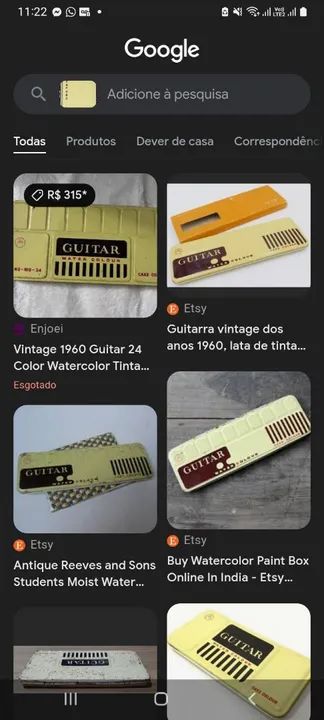 Caixa de Tintas Guitar Water & Cake Color 1960 - Foto 3