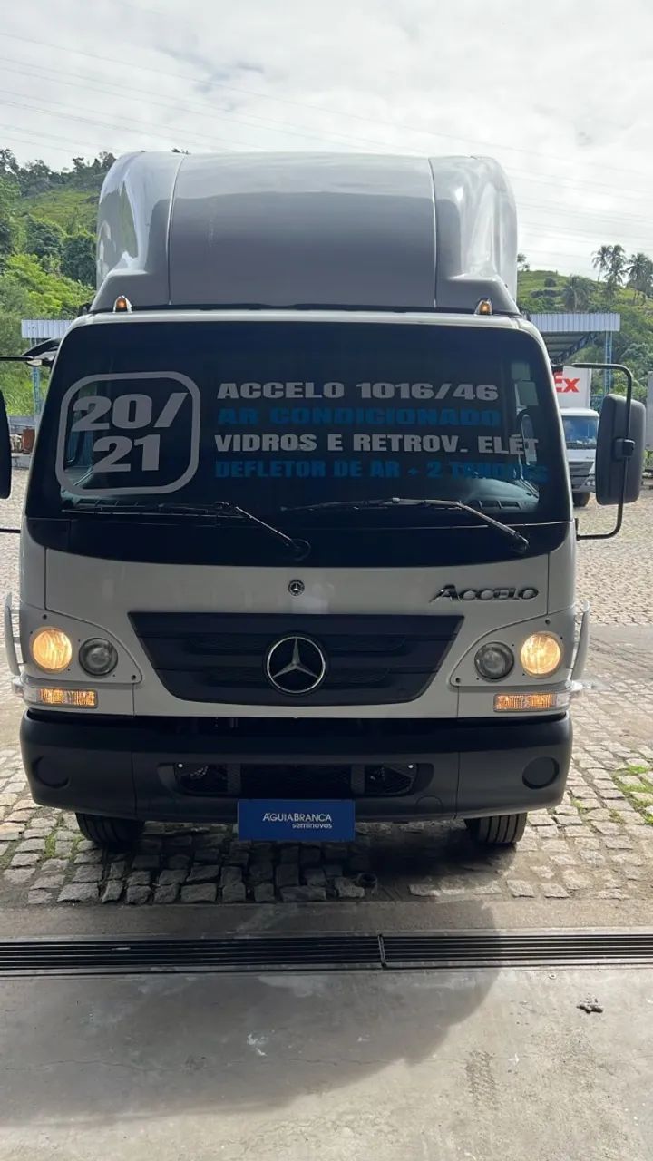 ACCELO 1016 ANO 20/21 AUTOMATIZADO, COMPLETO COM AR CONDICIONADO, EXCELENTE ESTADO - Foto 3