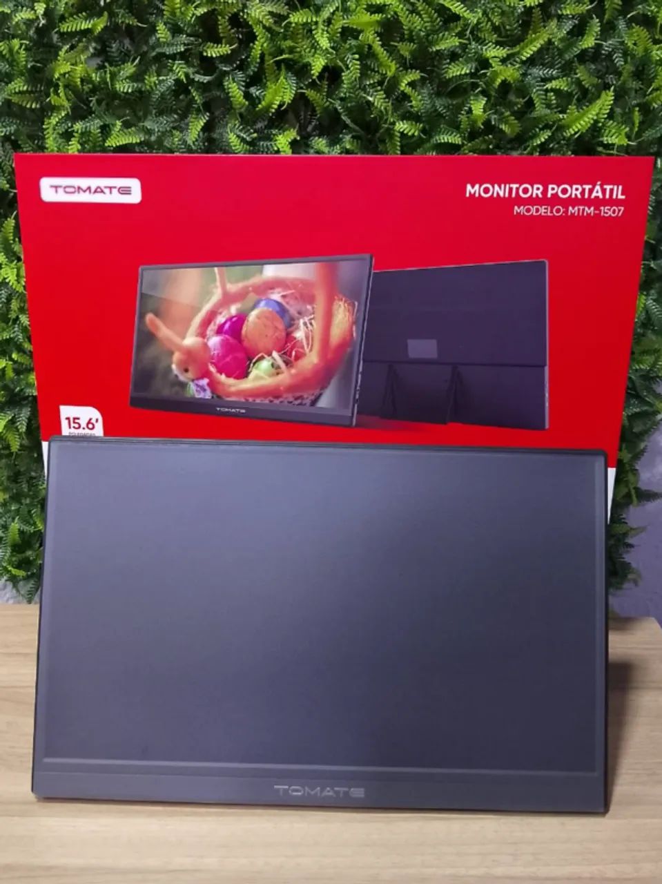 Monitor Portátil Tomate MTM-1507 - 15,6" IPS, Full HD, USB-C/Mini HDMI