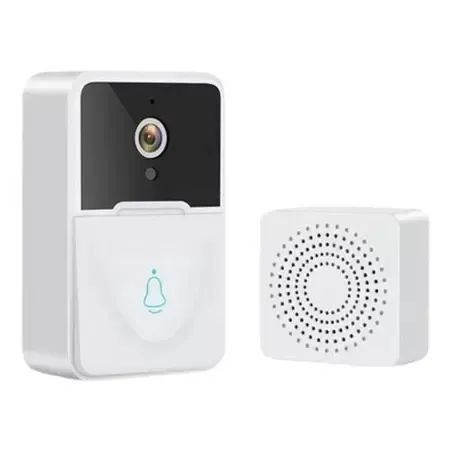 Smart Mini Campainha Inteligente Sem Fio Câmera Wifi - Foto 2