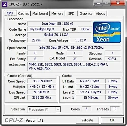 Processador Intel Xeon E5-1620 v2 - Foto 4