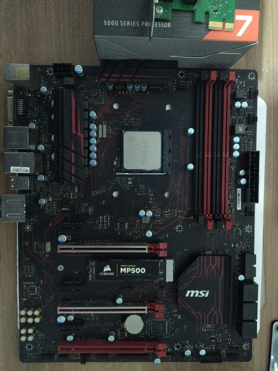 Kit Placa mãe x370 Gaming Plus + Ryzen 1700