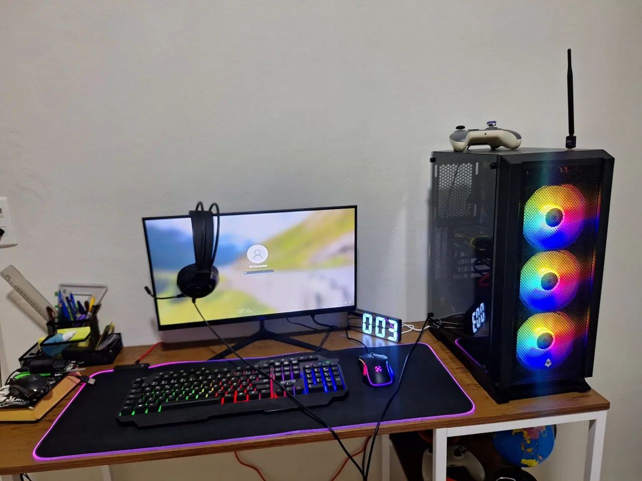 PC Gamer Completo - Gabinete RGB