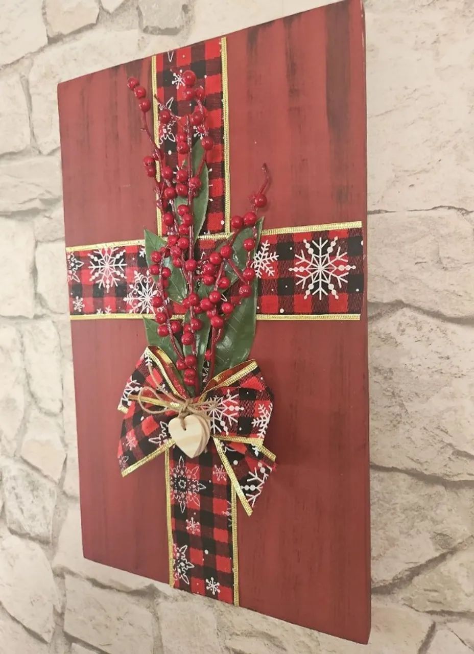 Quadro Natal (vermelho) - Foto 2