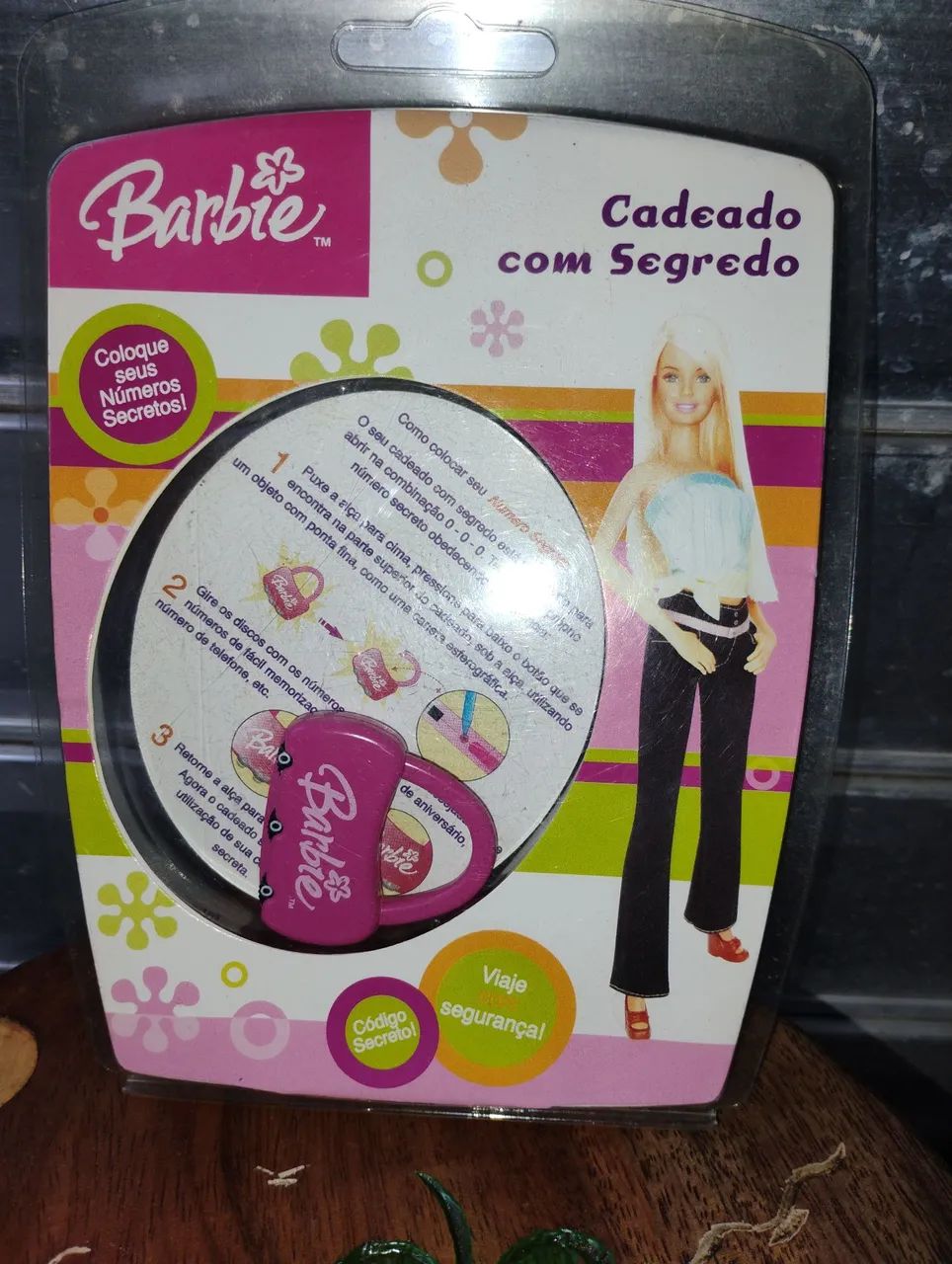 Cadeado com Segredo Barbie - Brinquedo Infantil