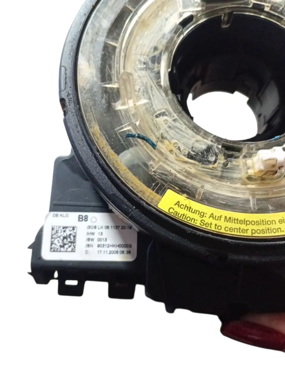 Serpetina air-bag sensor ângulo volante Audi a4 2009A2011 - Foto 4
