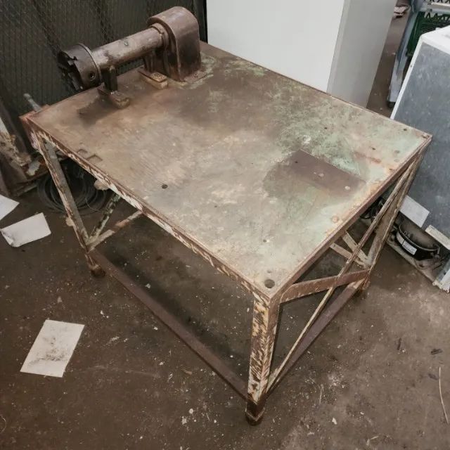 Mini Torno Caseiro Com Bancada Usado - Foto 2