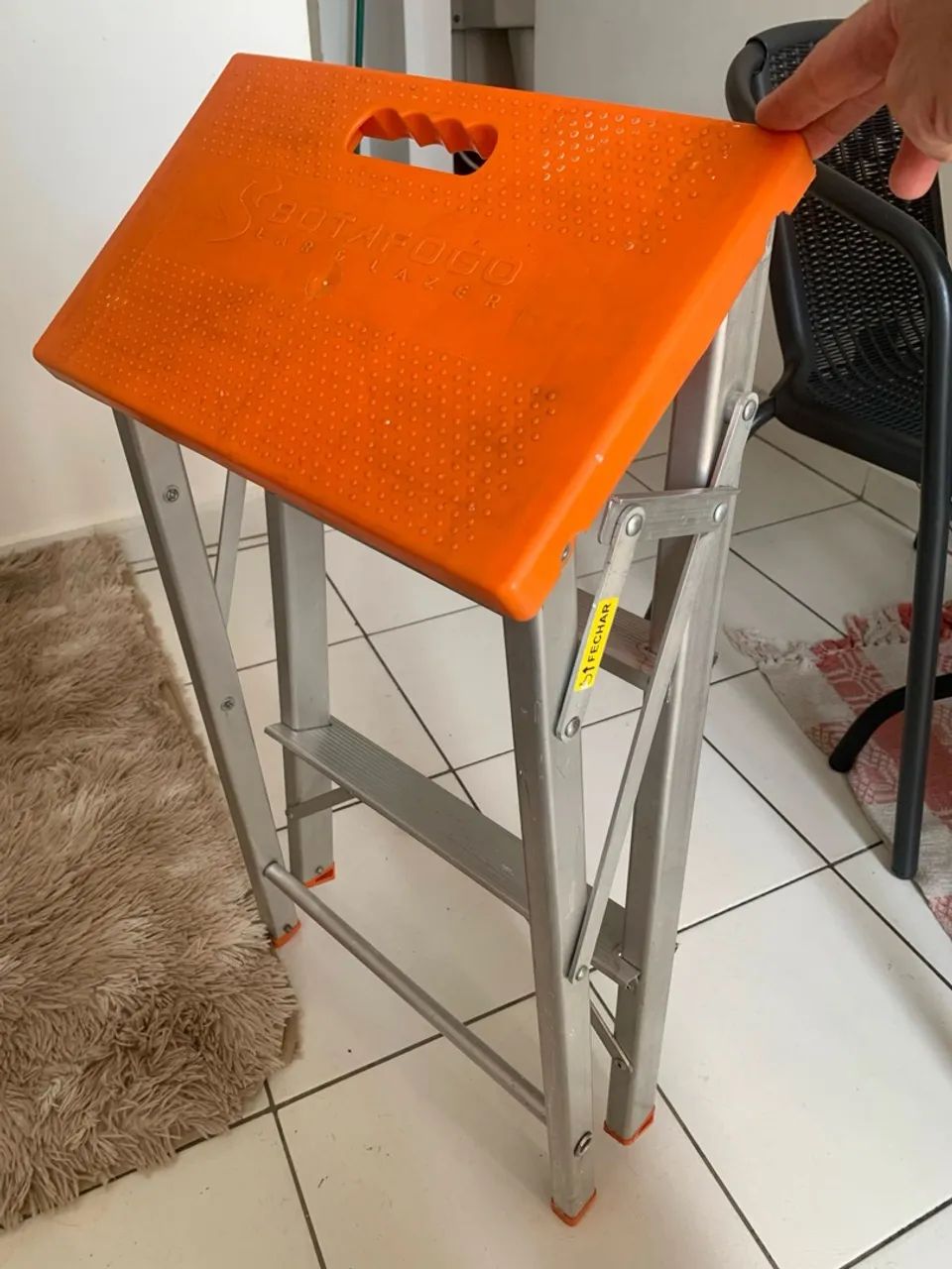 Banco - Escada de Alumínio  - Foto 2