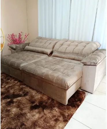 Sofá 2,50m Mola Ensacada - Foto 2