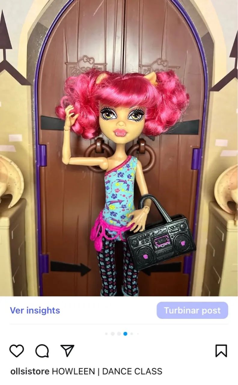 Boneca Monster High Howleen Wolf Dance Class