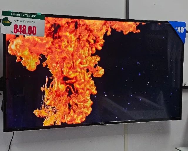 Smart TV TCL 49" Com 3 Meses de Garantia - Parcelamento em Até 12x