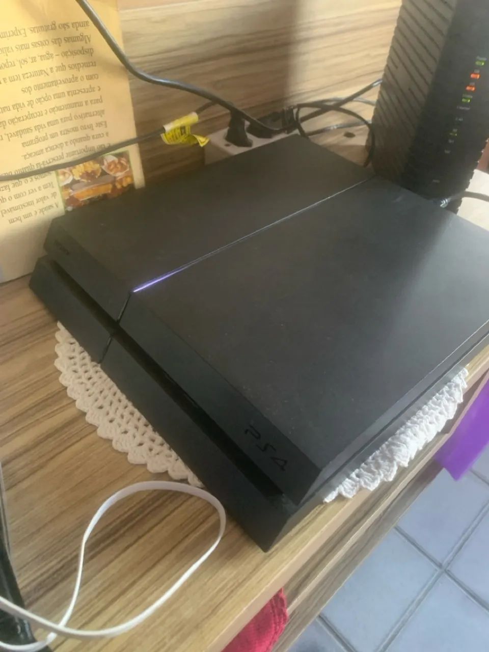 PlayStation 4 FAT semi novo (usado) para venda. - Foto 4