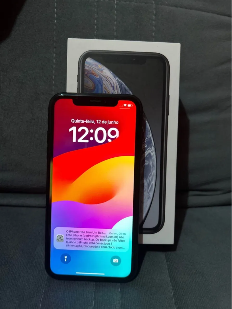 IPHONE XR 64GB-TELA DE 6.1?-FACE ID-CAIXA E NOTA FISCAL