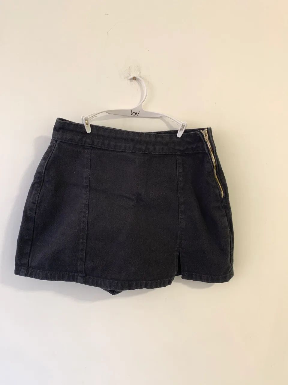 Short saia jeans