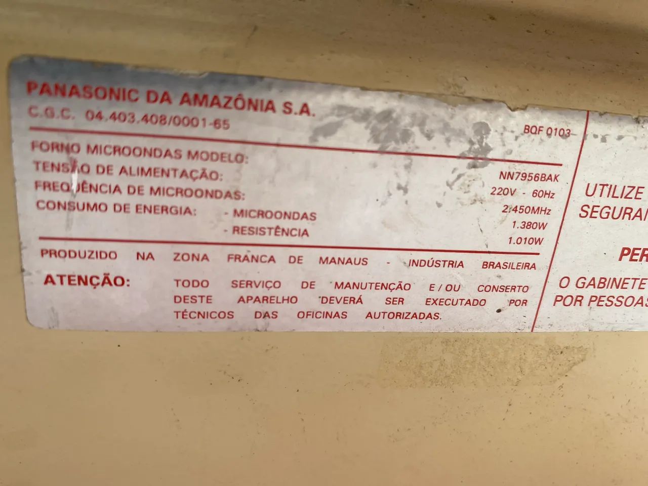 MICROONDAS PANASONIC  - Foto 2
