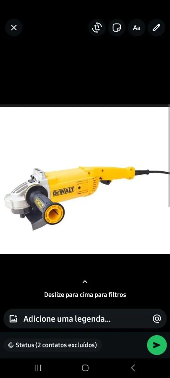 Lixadeira dewalt 9 polegada 