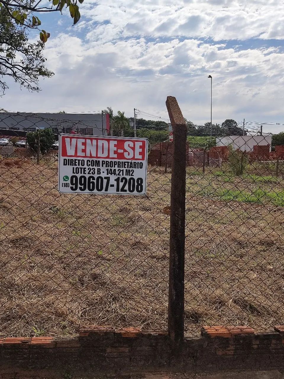 Terreno à Venda - 144,21M2 Jd.Santa Elisa, R:Barros Silva, Presidente Prudente SP - Foto 2