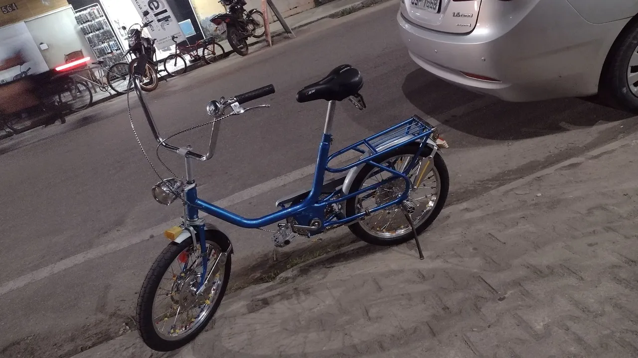 Bicicleta Monark Barra Circular Azul