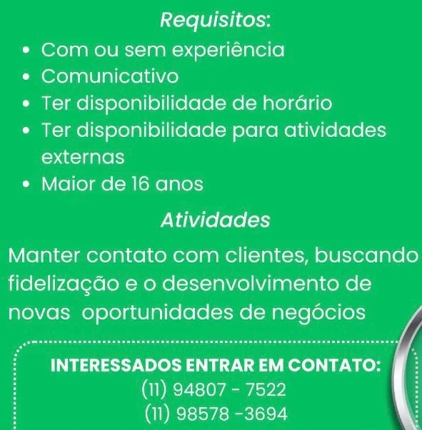 Vagas de emprego - Santo Amaro, Zona Sul - São Paulo