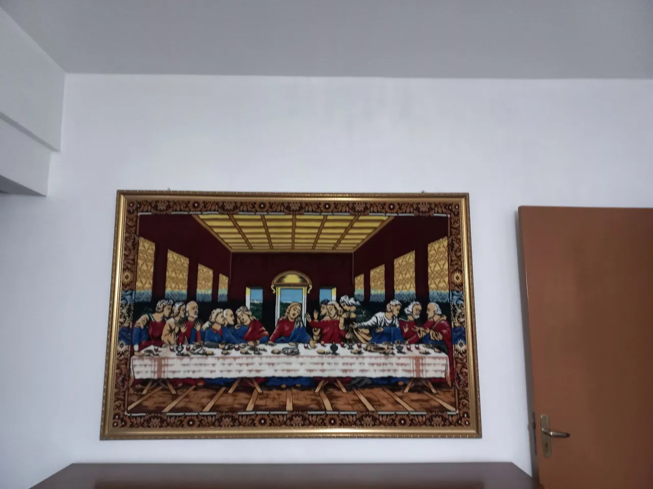 Quadro Decorativo: A Última Ceia (Emoldurado)
