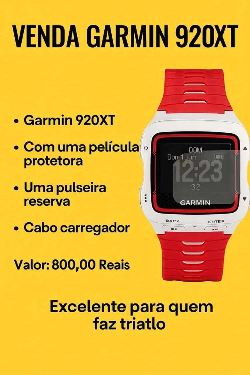 Relógio Garmin 920xt 